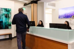 Front desk at Dental Studio SF